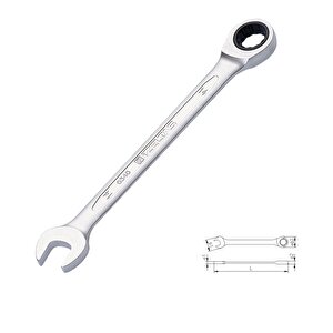 İzeltaş 0340 Cırcır Kombine Anahtar 15 Mm