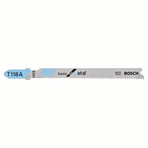 Bosch T 118 A Basic Metal Dekupaj Testere Bıçağı 2 608 631 964 (adet)