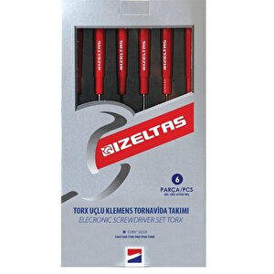 İzeltaş 4530 Elektronikçi Torx Tornavida Seti 6 Parça