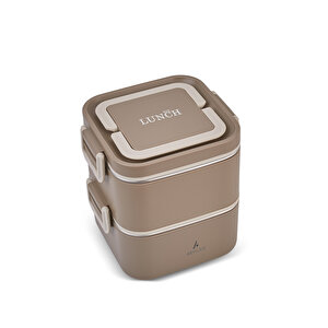 Bento Lunch Box Yemek Termosu Kare Haki 1400 Ml Ar262115