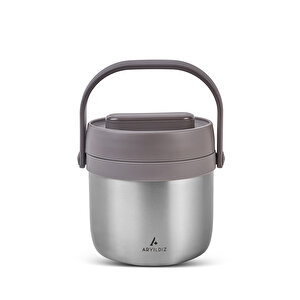 Bento Lunch Box Yemek Termosu Yuvarlak Steel 1400 Ml Ar262283