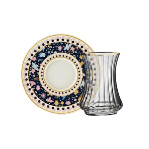 Sandro Moreno 1453 Potpuri Optik 12 Parça 6 Kişilik Çay Seti 110 Ml Ar263730