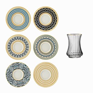 1453 Şangay Optik 12 Parça 6 Kişilik Çay Seti 110 Ml Ar263754