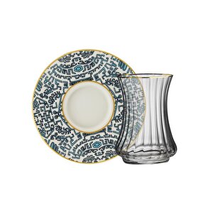 Sandro Moreno 1453 Şangay Optik 12 Parça 6 Kişilik Çay Seti 110 Ml Ar263754