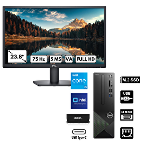 Vostro 3030 I5-12400 24 Gb 2 Tbssd Uhd Graphics Freedos + 24" Fhd 5ms Monitör N6004vdt3030mtu_se2425h Bt6
