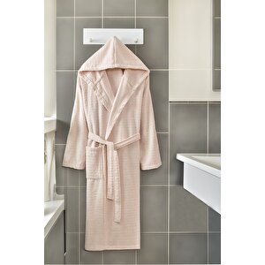 Pamuklu Kapüşonlu Bornoz (unisex Bornoz) S/M