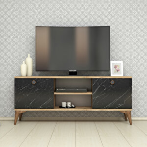 Mobilya 120 Cm Tv Ünitesi Çam-mermer Desen