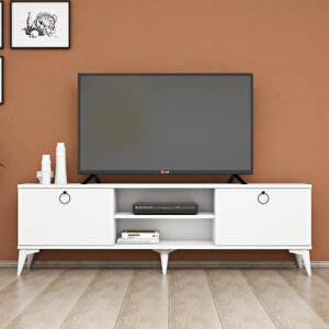 Mobilya 160 cm Tv Ünitesi Full Beyaz