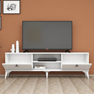 Mobilya 160 cm Tv Ünitesi Full Beyaz