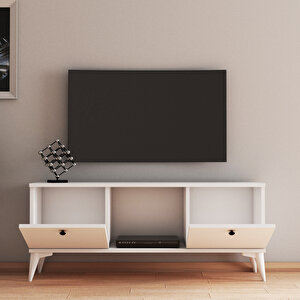 Mobilya 120 Cm Tv Ünitesi Beyaz