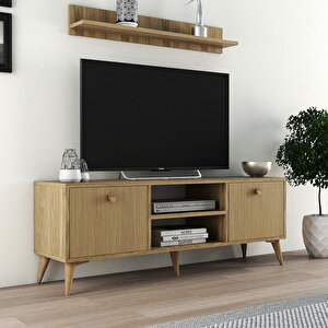 Mobilya 138 Cm Tv Ünitesi Alba Çizgili Kapak