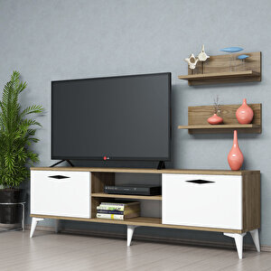 Mobilya 160 Cm Tv Ünitesi (raflı) Hud-beyaz