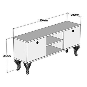 Ferniso Mobilya 120 cm Tv Ünitesi Çam
