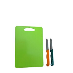 Kesme Tahtasi 31,5 - 21,5 Cm 2’li Solingen Bıçak Seti