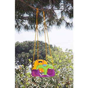 Mor Bebek & Çoçuk Salıncağı Emniyet Kemerli Salıncak