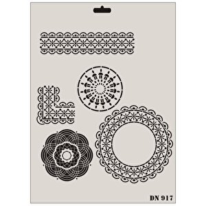 Rich Dantel Seri Dn-917 Stencil 35x25 Cm