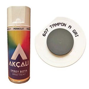Akçalı Sprey Boya 400 Ml 607 Tampon Açık Gri