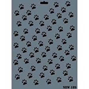 Rich New Seri N-189 Stencil 35x25 Cm