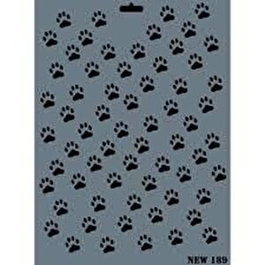 Rich New Seri N-189 Stencil 35x25 Cm