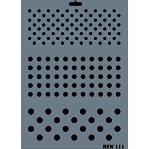 Rich New Seri N-111 Stencil 35x25 Cm