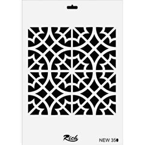 Rich New Seri N-350 Stencil 35x25 Cm