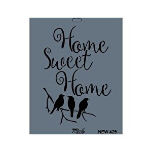 Rich New Seri N-429 Stencil 35x25 Cm