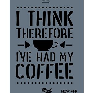 Rich New Seri N-408 Stencil 35x25 Cm