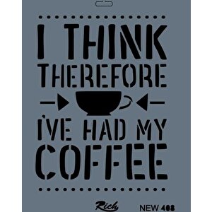 Rich New Seri N-408 Stencil 35x25 Cm