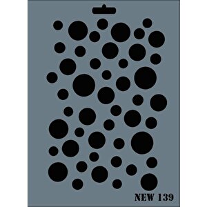 Rich New Seri N-139 Stencil 35x25 Cm