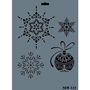 Rich New Seri N-212 Stencil 35x25 Cm