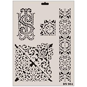 Rich Dantel Seri Dn-904 Stencil 35x25 Cm