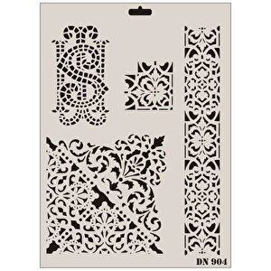 Rich Dantel Seri Dn-904 Stencil 35x25 Cm