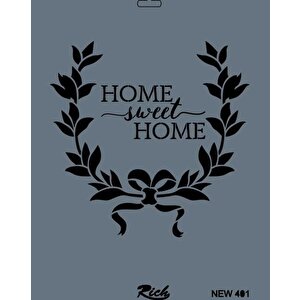 Rich New Seri N-401 Stencil 35x25 Cm