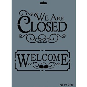 Rich New Seri N-280 Stencil 35x25 Cm