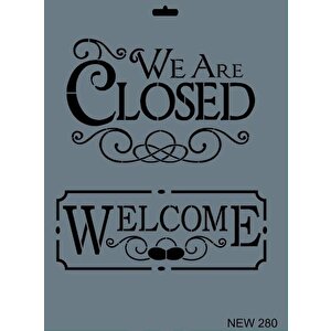 Rich New Seri N-280 Stencil 35x25 Cm