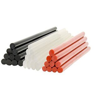 Sıcak Silikon Şeffaf 6,2 Mm 30 Cm 10 Adet