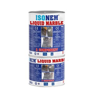 İsonem Liquid Marble Tezgah Ve Zemin Kaplaması 5 Kg Set Smoke Grey