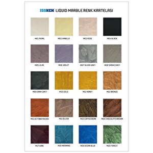 İsonem Liquid Marble Tezgah Ve Zemin Kaplaması 5 Kg Set Wine