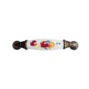 Klasik Silindir Kulp Antik 96 Mm