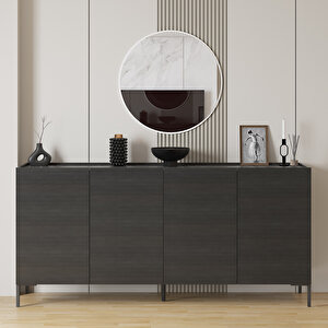 Sephia Yemek Odası Aynası Yuvarlak - Diamond Beyaz 72x2x72 Cm