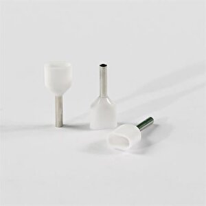 0,50mm Fransız Normu Çift Girişli Beyaz Kablo Yüksüğü