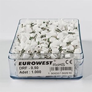 0,50mm Fransız Normu Çift Girişli Beyaz Kablo Yüksüğü