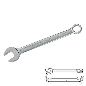 İzeltaş 0320 Kombine Anahtar 11 Mm Kısa Boy