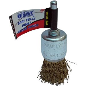 Hawk 10143 12 Mm Sarı Telli Pimli Kalem Fırça