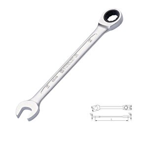İzeltaş 0340 Cırcır Kombine Anahtar 22 Mm