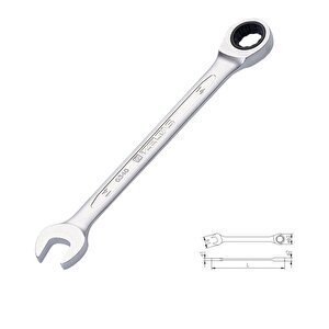 İzeltaş 0340 Cırcır Kombine Anahtar 22 Mm