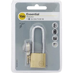 Yale Essential 50 Mm Pri̇nç Uzun Halka Asma Kilit Buzdolabı Kilidi