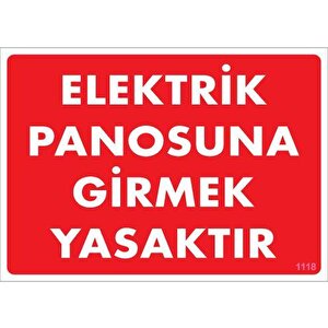 Elektrik Panosu Levhası 25x35 Kod:1118