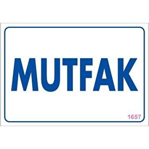 Mutfak Uyarı Levhası 17,5x25 Kod:1657