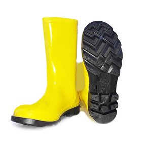 Gezer Pvc Kısa Çizme Sarı 39 Numara